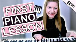 اولین درس برای یادگیری نواختن پیانو