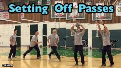آموزش انجام پاس از توپ های برگشتی در پشت تور والیبال - قسمت 4-5